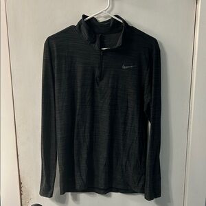 Nike Black Half-Zip Long Sleeve Top